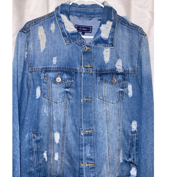 Ripped Jean Jacket - Picture 4 of 4